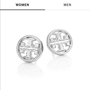 Tory Burch Logo Stud Earrings